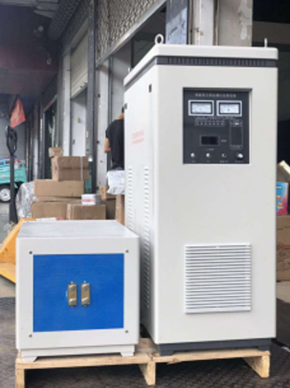 Superaudio frequency induction heating machine for flat steel