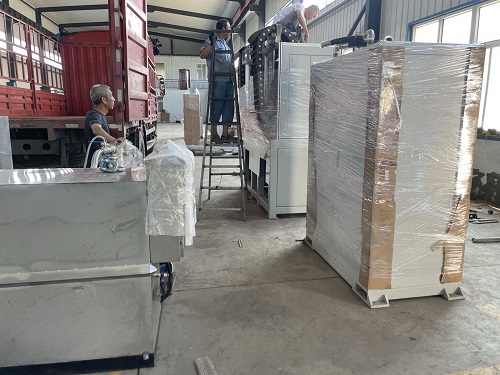 Shipment of our hardening machines