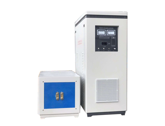 Induction heating machine for flat steel forging